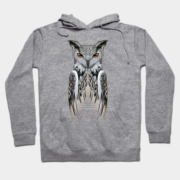 White Owl Hoodie by ilhnklv